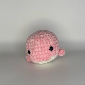 Handmade Crochet Whale Plushie